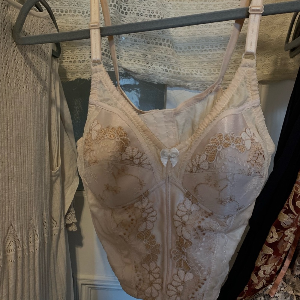 Cream Lace corset top